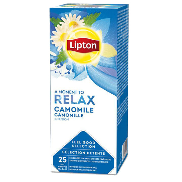 Lipton - 68384233 - Camomilla - Feel Good Selection - in filtro - Lipton - conf. 25 pezzi - 100268 - Conf. da 1 Pz.