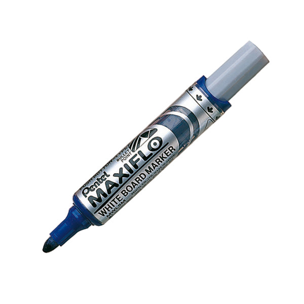 PENTEL - MWL5M-C - Marcatore per lavagne MaxiFlo - punta conica 6 mm - blu - Pentel - 100528 - Conf. da 12 Pz.