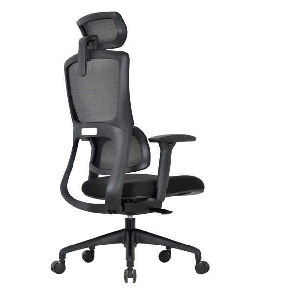 Unisit - CH3255 - Poltrona semidirezionale Balance - in rete - Nero - Unisit - 100551 - Conf. da 1 Pz.