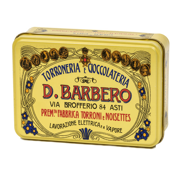 D. Barbero - METP - Scrigno regalo - con praline miste - 150 gr - metallo - giallo - Barbero - 100971 - Conf. da 1 Pz.