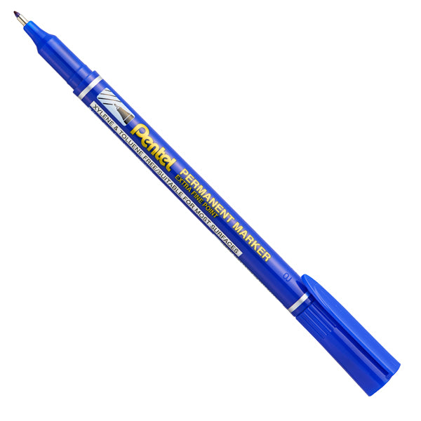 AMIKO - NF450-C - Marcatore permanente NF 450 - punta extra-fine - blu - Amiko Pentel - 101337 - Conf. da 12 Pz.