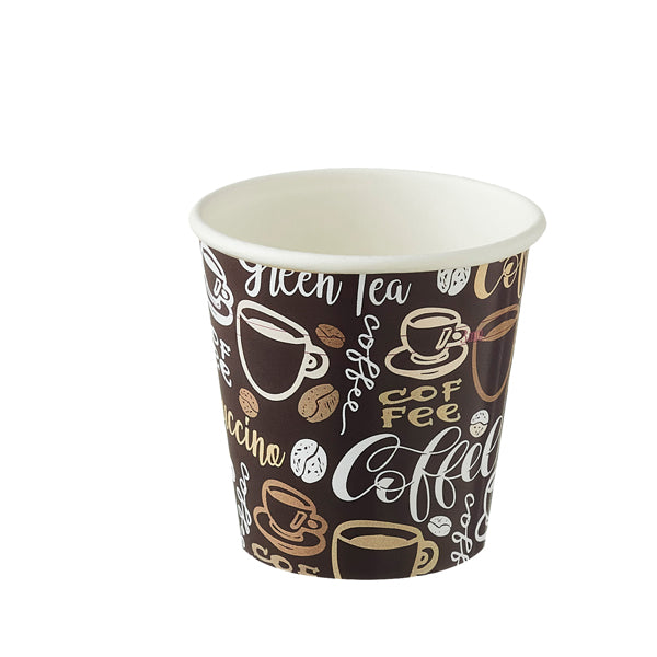 Leone - H0729.R - Bicchiere monouso in carta Coffee - 75 ml - Leone - conf. 1000 pezzi - 101403 - Conf. da 1 Pz.