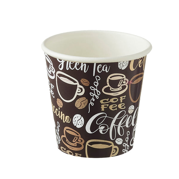Leone - H0730.R - Bicchiere monouso in carta Coffee - 115 ml - Leone - conf. 1000 pezzi - 101404 - Conf. da 1 Pz.