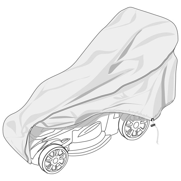 Verdemax - 7935 - Telo di copertura Special - per rasaerba - 188 x 64 x 100 cm - PU - Verdemax - 101954 - Conf. da 3 Pz.