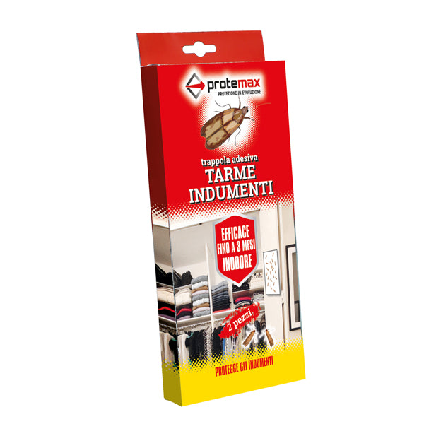 Protemax - PROTE349 - Trappola adesiva per tarme in indumenti - Protemax - blister 2 pezzi - 101959 - Conf. da 1 Pz.