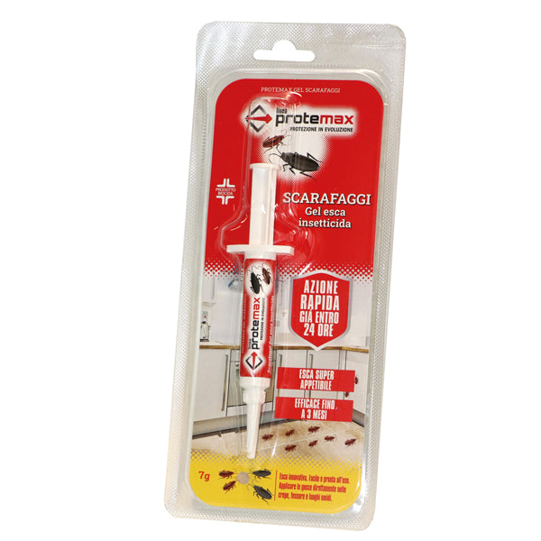 Protemax - PROTE314 - Esca gel siringa - per scarafaggi - 7 gr - Protemax - 102177 - Conf. da 1 Pz.