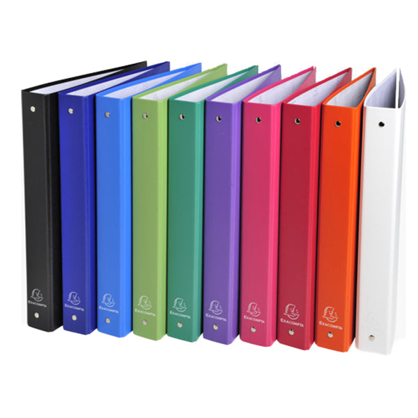 EXACOMPTA - 51330E - Raccoglitore - 4 anelli - diametro 30 mm - PP - colori assortiti - Exacompta - 102181 - Conf. da 20 Pz.