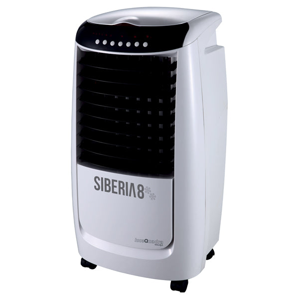 CFG - EV091 - Rinfrescatore ad acqua Siberia 8 - con serbatoio 8 L - 85 W - 42,6 x 31,5 x 77 cm - CFG - 102206 - Conf. da 1 Pz.