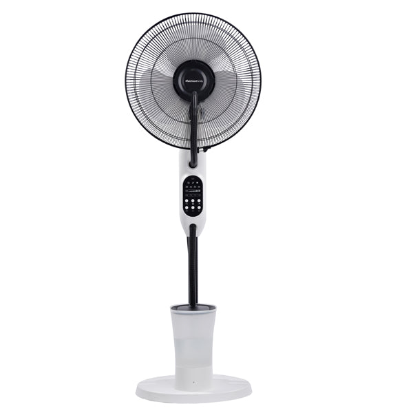 Melchioni Family - 118620065 - Ventilatore Mistic Fan - da terra - con nebulizatore - serbatoio 2,8 L - 80 W - diametro 40 cm - 43 x 40 x 125 cm - Melchioni family - 102213 - Conf. da 1 Pz.