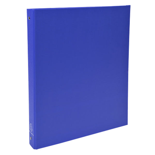EXACOMPTA - 51372E - Raccoglitore foderato - PPL - 4 anelli tondi 30 mm - dorso 4cm - 22 x 30cm - blu scuro - Exacompta - 102337 - Conf. da 20 Pz.