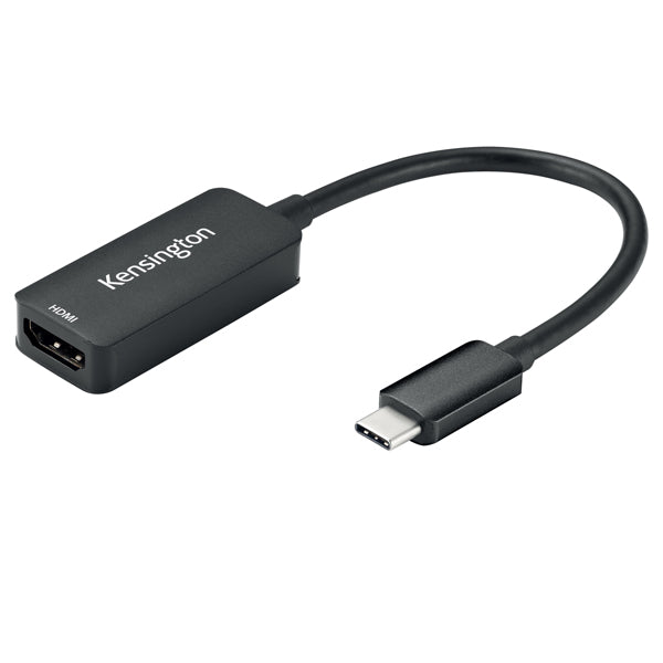 KENSINGTON - K34052WW - Adattatore da USB-C a HDMI 4K-8K - nero - Kensington - 102464 - Conf. da 1 Pz.