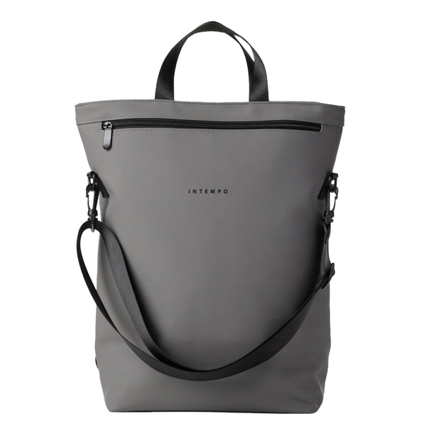 IN TEMPO - 9234DR22 - Borsa zainabile Roll-top Drop - 30 x 44 x 14 cm - gomma - grigio - In Tempo - 102582 - Conf. da 1 Pz.