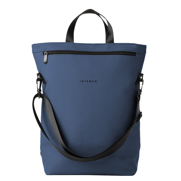 IN TEMPO - 9234DR32 - Borsa zainabile Roll-top Drop - 30 x 44 x 14 cm - gomma - blu - In Tempo - 102584 - Conf. da 1 Pz.