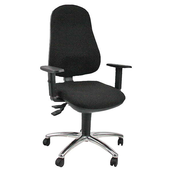 Unisit - AISYC-BRF-EN - Seduta operativa Ariel AISYC - con braccioli regolabili - nero - Unisit - 102632 - Conf. da 1 Pz.