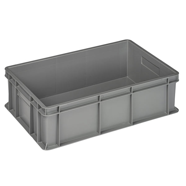 MobilPlastic - 4417-GRI - Cassa industriale Europa - 60 x 40 x 17 cm - 32 L - PP - grigio - Mobil Plastic - 102651 - Conf. da 1 Pz.