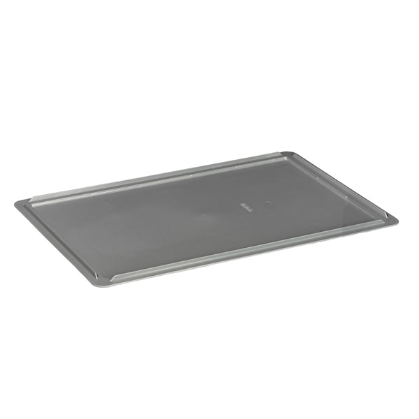 MobilPlastic - 4400-GRI - Coperchio per cassa industriale Europa - 60 x 40 x 2 cm - PP - grigio - Mobil Plastic - 102654 - Conf. da 1 Pz.