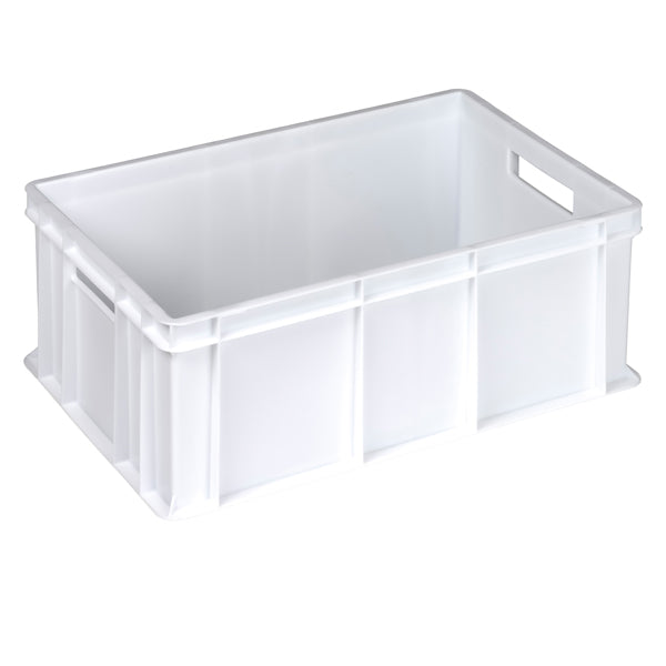 MobilPlastic - 4422-N - Cassa alimentare Europa - 60 x 40 x 22 cm - 42 L - HDPE - neutro - Mobil Plastic - 102656 - Conf. da 1 Pz.