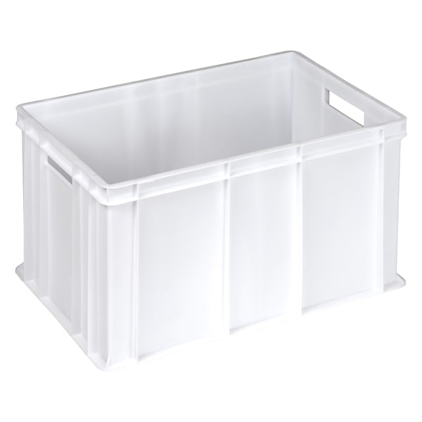 MobilPlastic - 4432-N - Cassa alimentare Europa - 60 x 40 x 32 cm - 64 L - HDPE - neutro - Mobil Plastic - 102657 - Conf. da 1 Pz.