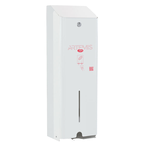 MAR PLAST - A976LASM - Dispenser assorbenti Artemis - 1 colonna - metallo verniciato - bianco - Mar Plast - 102858 - Conf. da 1 Pz.