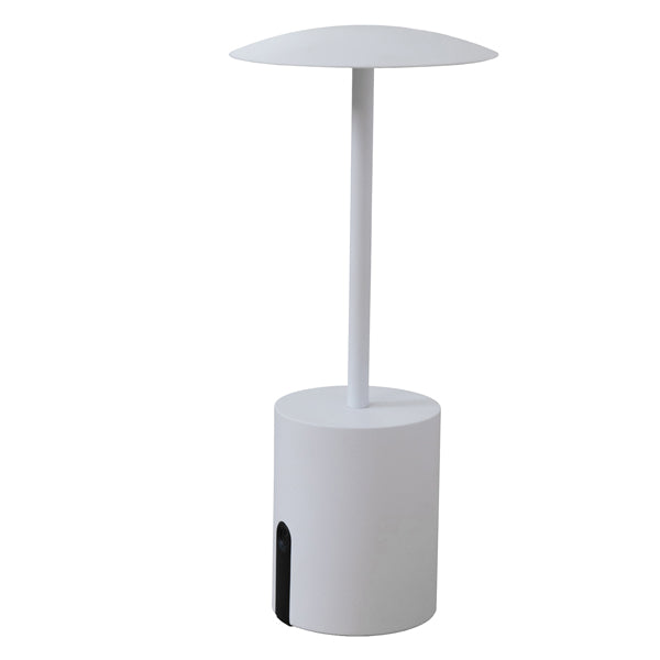 King Collection - L1776514 - Lampada da tavolo Rocket - a led - alluminio - bianco - King Collection - 103035 - Conf. da 1 Pz.