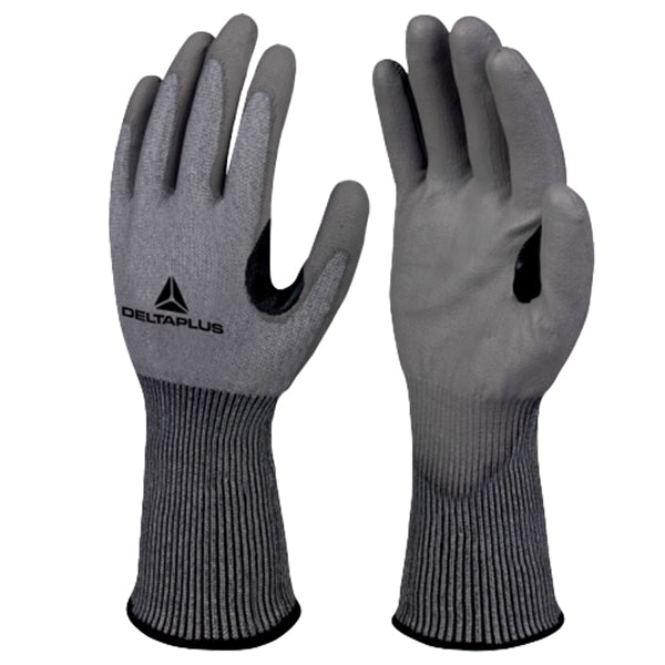 DELTAPLUS - VECUTC02GR08 - Guanto antitaglio Venicut C02 - maglia softnocut - palmo in poliuretano - taglia 08 - grigio - Deltaplus - 103126 - Conf. da 12 Pz.