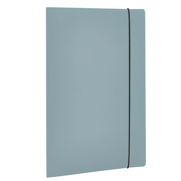 FELLOWES - 100102104 - Cartella 3 lembi con elastico HOLOS - A4 - PP - azzurro - Fellowes - 103162 - Conf. da 1 Pz.