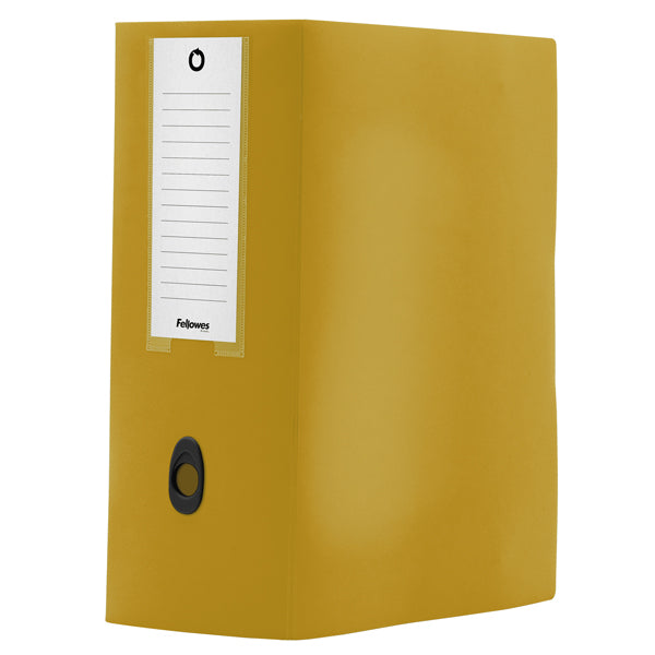 FELLOWES - 100102118 - Scatola progetto Plus HOLOS - 25 x 35 cm - dorso 15 cm - giallo sabbia - Fellowes - 103176 - Conf. da 1 Pz.
