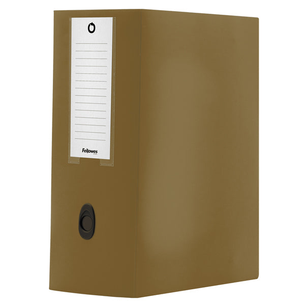 FELLOWES - 100102119 - Scatola progetto Plus HOLOS - 25 x 35 cm - dorso 15 cm - marrone - Fellowes - 103177 - Conf. da 1 Pz.