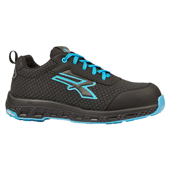 U-Power - RE20084-40 - Calzatura di sicurezza Stinger Red Ego S3S ESD - numero 40 - nero-azzurro - U-Power - 103852 - Conf. da 1 Pz.