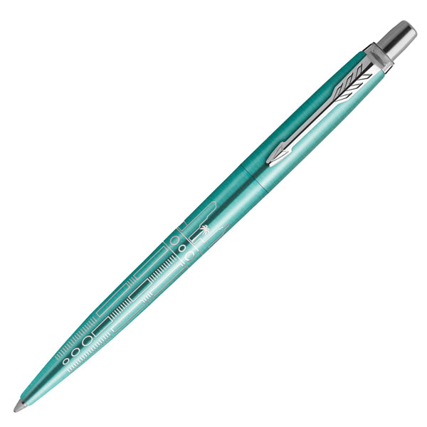 PARKER - 2221602 - Penna sfera Jotter - Global Icon Miami - punta M - fusto turchese - Parker - 103887 - Conf. da 1 Pz.