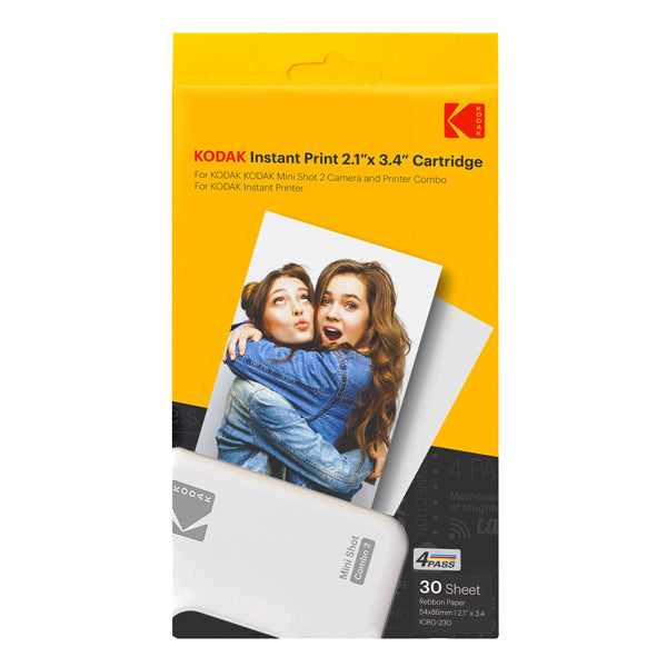 KODAK - KOICRG230P30 - Carta - per Mini Shot 2 Retro - 2.1 X 3.4 - 30Pz - Kodak - 103929 - Conf. da 1 Pz.