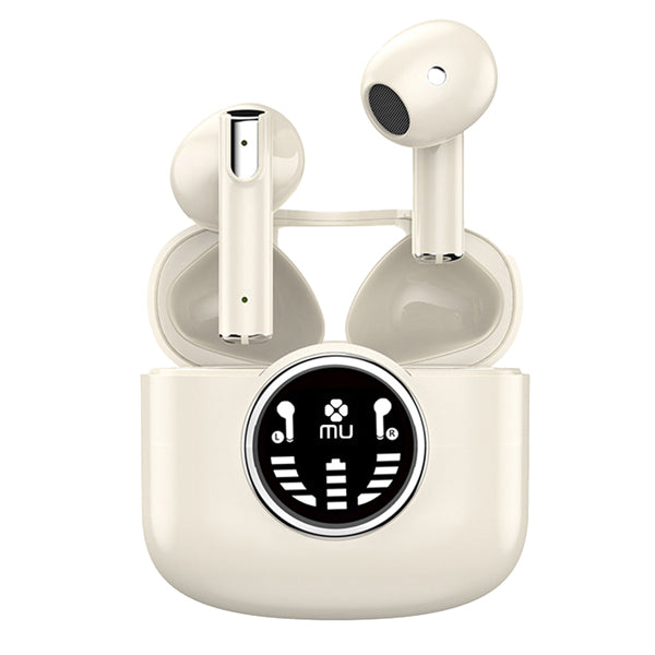 No Brand - P40 PRO WT - Auricolare Bluetooth - 5.3 - Bianco - MU - 103939 - Conf. da 1 Pz.