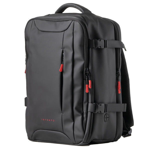 IN TEMPO - 9237DRB - Zaino Cabin Bag Drop2Go - 25 x 20 x 40 cm - gomma - nero - In Tempo - 104218 - Conf. da 1 Pz.