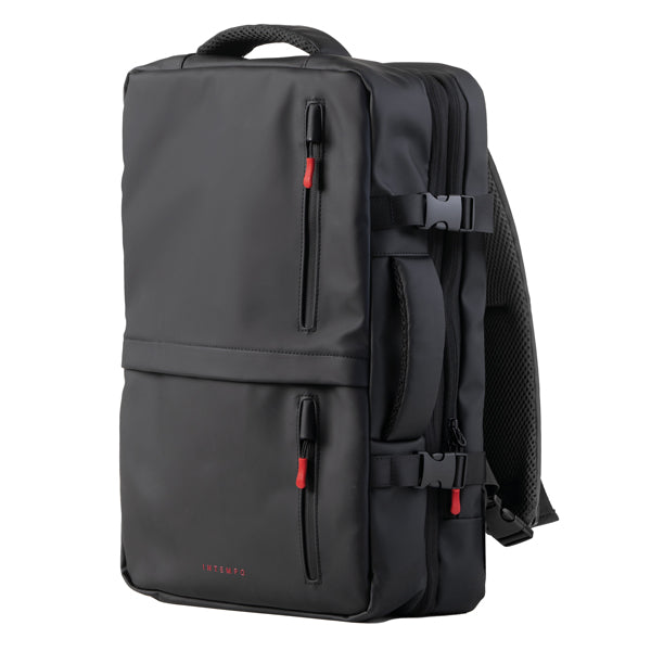 IN TEMPO - 9235DRB - Zaino Travel Backpack Drop2Go - 30 x 15 x 45 cm - gomma - nero - In Tempo - 104219 - Conf. da 1 Pz.