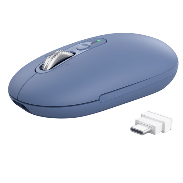 TRUST - 26020 - Mouse - ultrasottile - wireless - ricaricabile - Blu - Trust - 104660 - Conf. da 1 Pz.