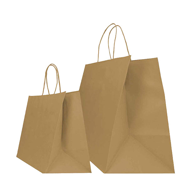 Mainetti Bags - 096747 - Shopper Twisted XLarge - maniglie cordino ritorto - 32 x 23 x 35 cm - carta biokraft - avana - Mainetti Bags - conf. 25 pezzi - 104677 - Conf. da 1 Pz.