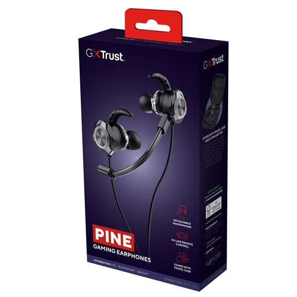 TRUST - 25598 - Auricolari - doppio microfono staccabile - Nero - Trust - 104683 - Conf. da 1 Pz.