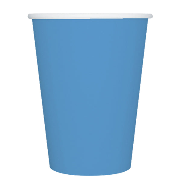BIG PARTY - 75661 - Bicchieri biodegradabili Ecocolor - 250cc - turchese - Big Party - conf. 25 pezzi - 104718 - Conf. da 1 Pz.