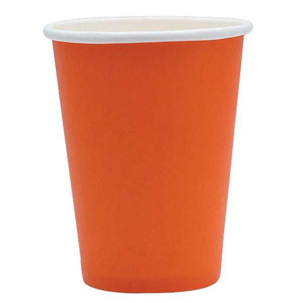 BIG PARTY - 74242 - Bicchieri biodegradabili Ecocolor - 250cc - arancione - Big Party - conf. 25 pezzi - 104719 - Conf. da 1 Pz.