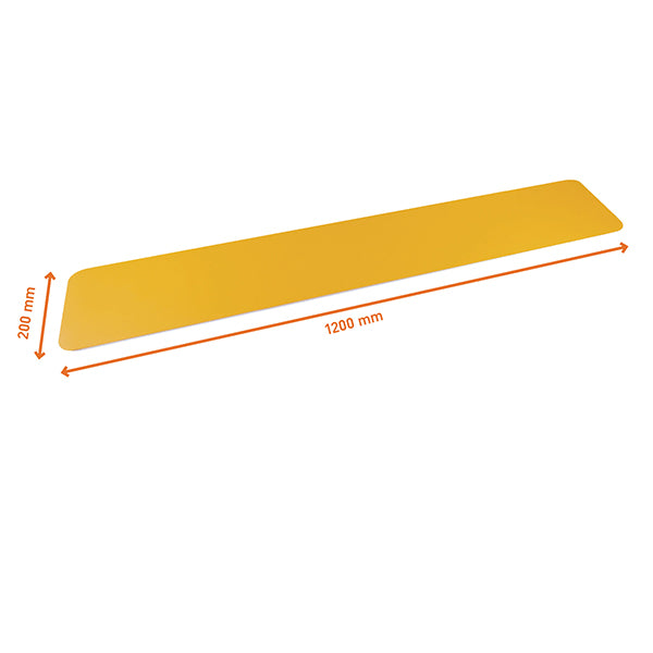 DURABLE - 1811-04 - Strisce pedonali adesive – per ambienti interni – 200 x 1200 mm - Durable - 104951 - Conf. da 1 Pz.