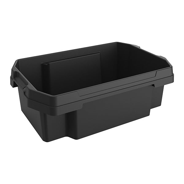 TERRY - 1003214 - Contenitore multiuso FABER BOX - plastica - nero - 58,5 x 38,5 x 19,51 cm - 30 litri - Terry - 105022 - Conf. da 1 Pz.