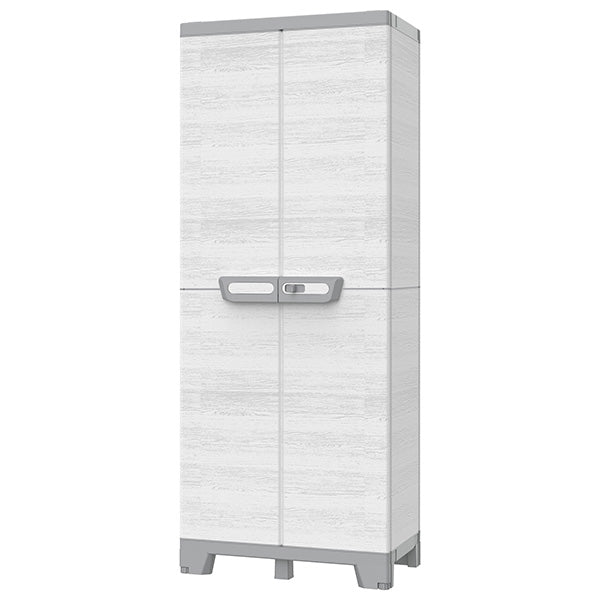 TERRY - 1003205 - Armadio CAB2680 sequoia - 2 ante - 68 x 39 x 172 cm - plastica - grigio - Terry - 105030 - Conf. da 1 Pz.