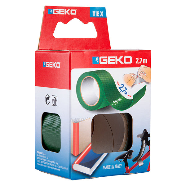 Geko - 8143000010 - Nastro adesivo telato Tex - 38 mm x 2,7 m - verde - Geko - 105070 - Conf. da 1 Pz.
