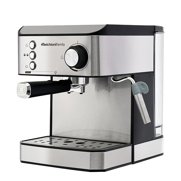 Melchioni Family - 118320011 - Macchinetta caffè 3in1 Robusta plus - 24 x 28 x 28 cm - 850 W - argento - Melchioni family - 105221 - Conf. da 1 Pz.