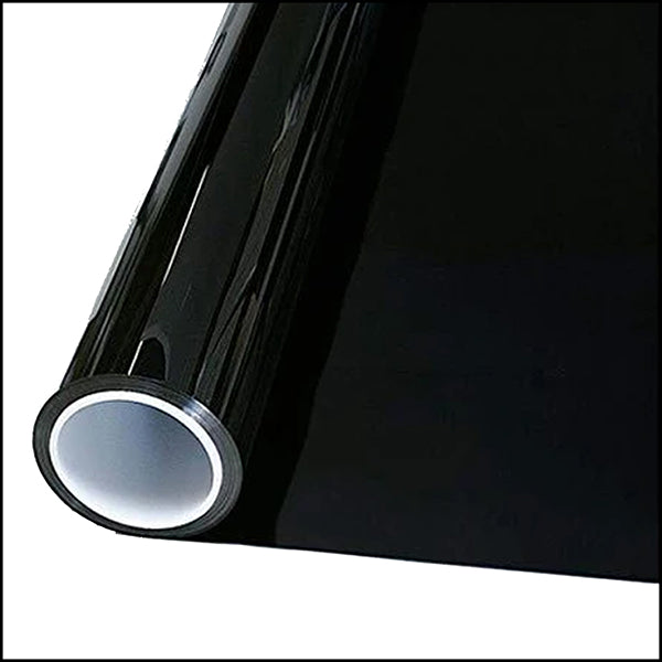 Patifix - 50-9023 - Pellicola adesiva - 50 cm x 10 m - protezione UV alta - trasparenza medio bassa - riflettente-nero - Patifix - 105364 - Conf. da 1 Pz.
