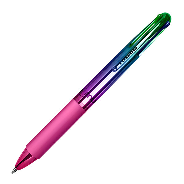 OSAMA - OW 84040165 - Penna a sfera 4 Multi Chrome - punta 1,00 mm - 4 colori - rainbow - Osama - 105482 - Conf. da 12 Pz.