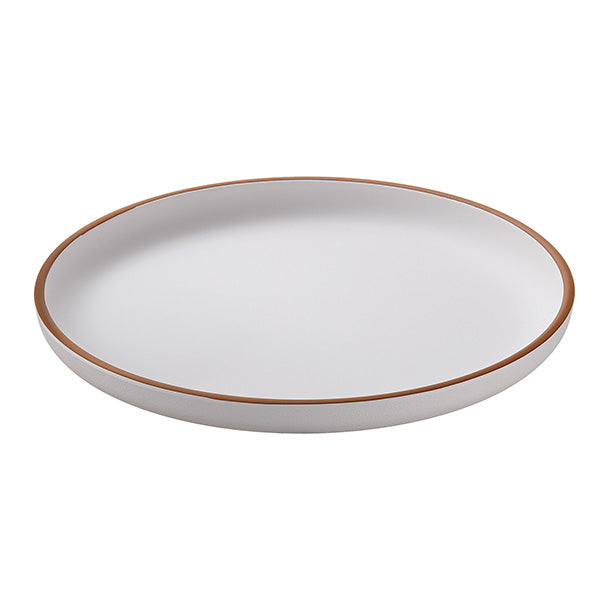 Leone - N0002 - Piatto piano - rPET - bianco - Ø22 x 2,6cm - Leone - 105502 - Conf. da 1 Pz.