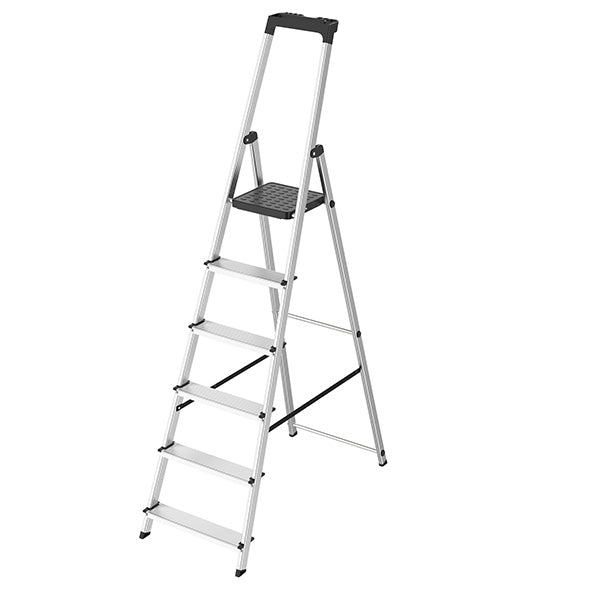 Verdelook - 908-1 - Scala in alluminio - 6 gradini - Verdelook - 105530 - Conf. da 1 Pz.