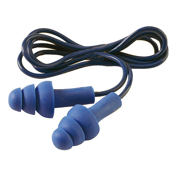 3M - 7000038200 - Inserti auricolari E-A-R Tracers - con cordicella - SNR 29 dB - blu - 3M - conf. 50 pezzi - 105586 - Conf. da 1 Pz.