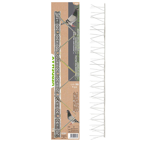 Verdemax - 4484 - Dissuasore per volatili - acciaio - 50 cm - 36 punte - Verdemax - 105590 - Conf. da 1 Pz.